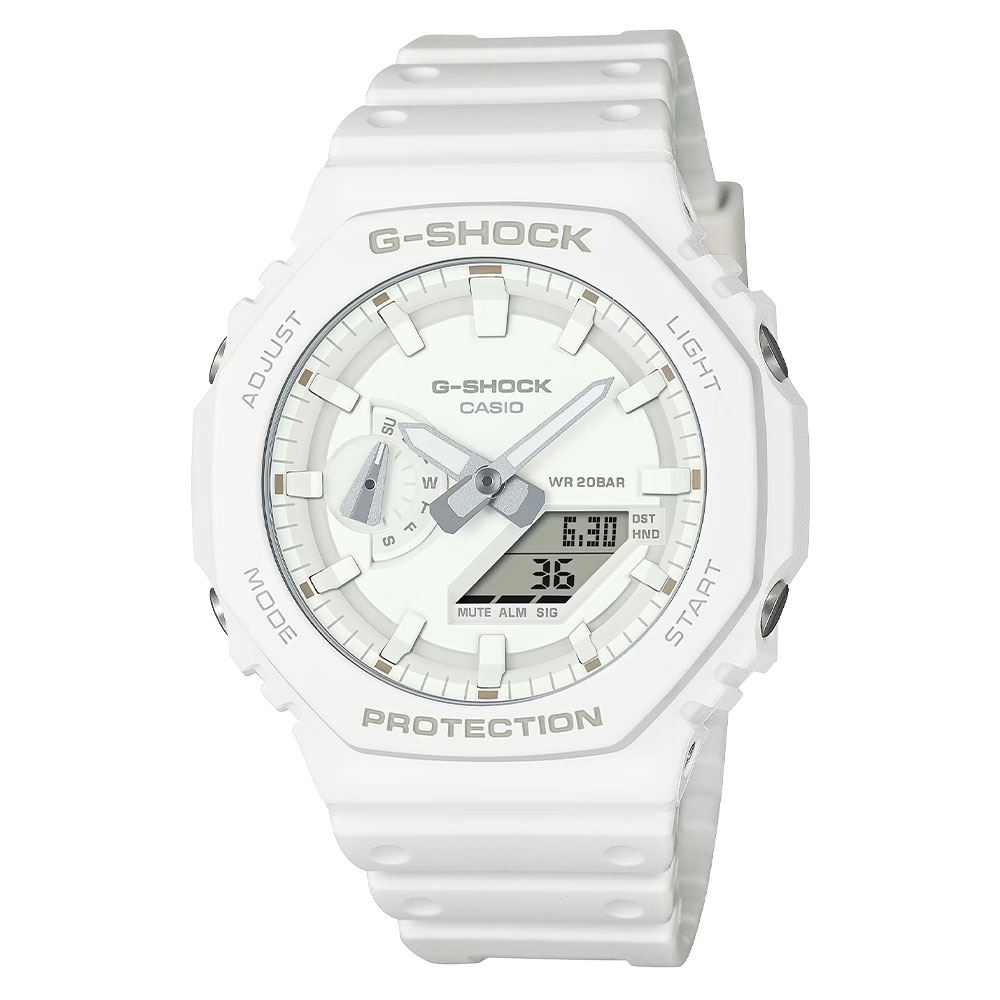 Đồng hồ G-Shock 2100 45.4 mm Nam GA-2100-7A7DR Màu Trắng