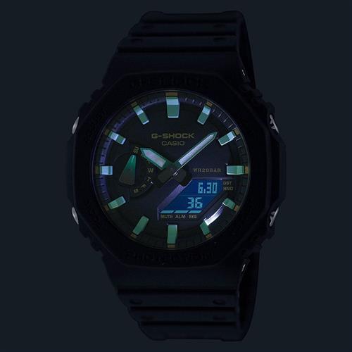 Đồng hồ G-Shock 2100 45.4 mm Nam GA-2100RC-1ADR Màu Đen