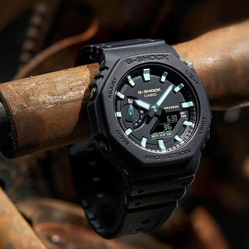 Đồng hồ G-Shock 2100 45.4 mm Nam GA-2100RC-1ADR Màu Đen