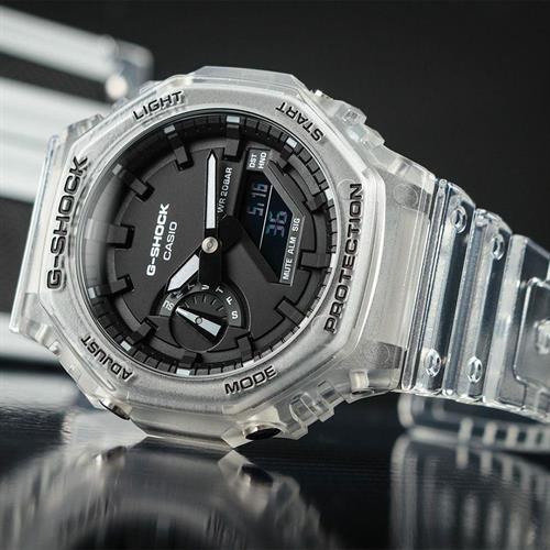Đồng hồ G-Shock 2100 45.4 mm Nam GA-2100SKE-7ADR Màu Trắng