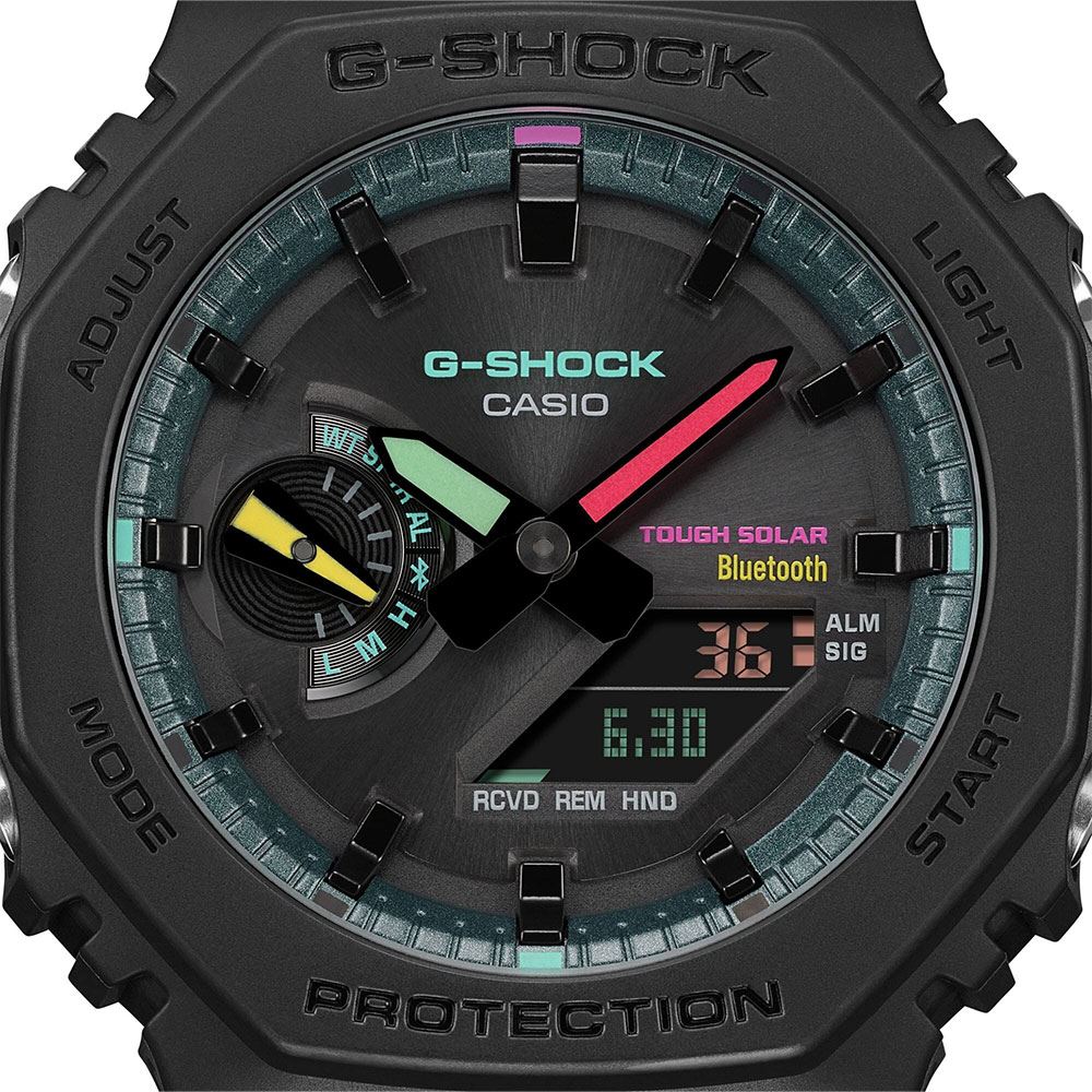 Đồng hồ G-Shock 2100 45.4 mm Nam GA-B2100MF-1ADR Màu Đen