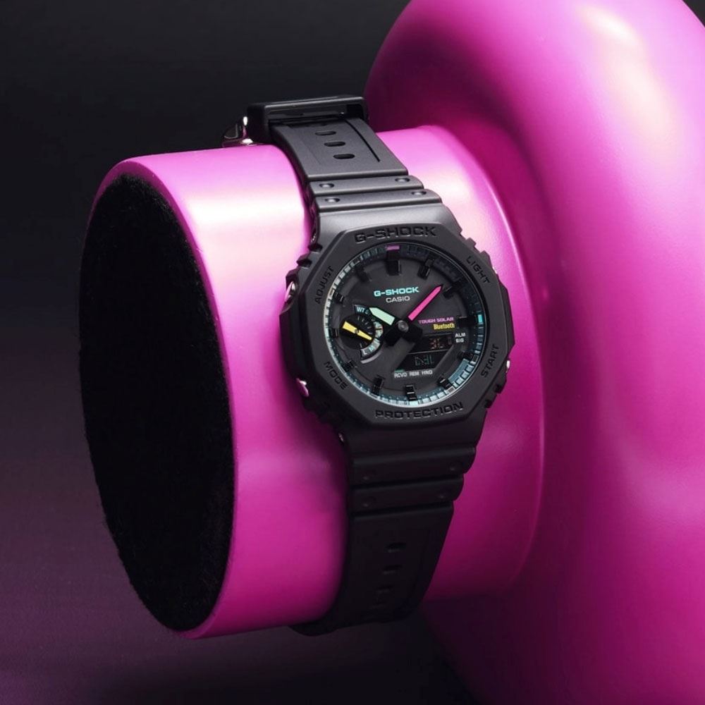 Đồng hồ G-Shock 2100 45.4 mm Nam GA-B2100MF-1ADR Màu Đen
