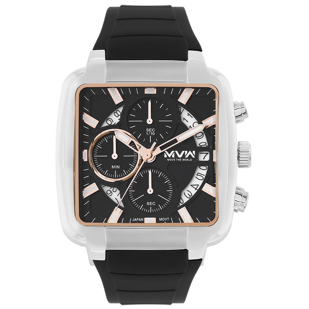 Đồng hồ MVW Sport 40 mm Nam MC001-02 Màu Đen