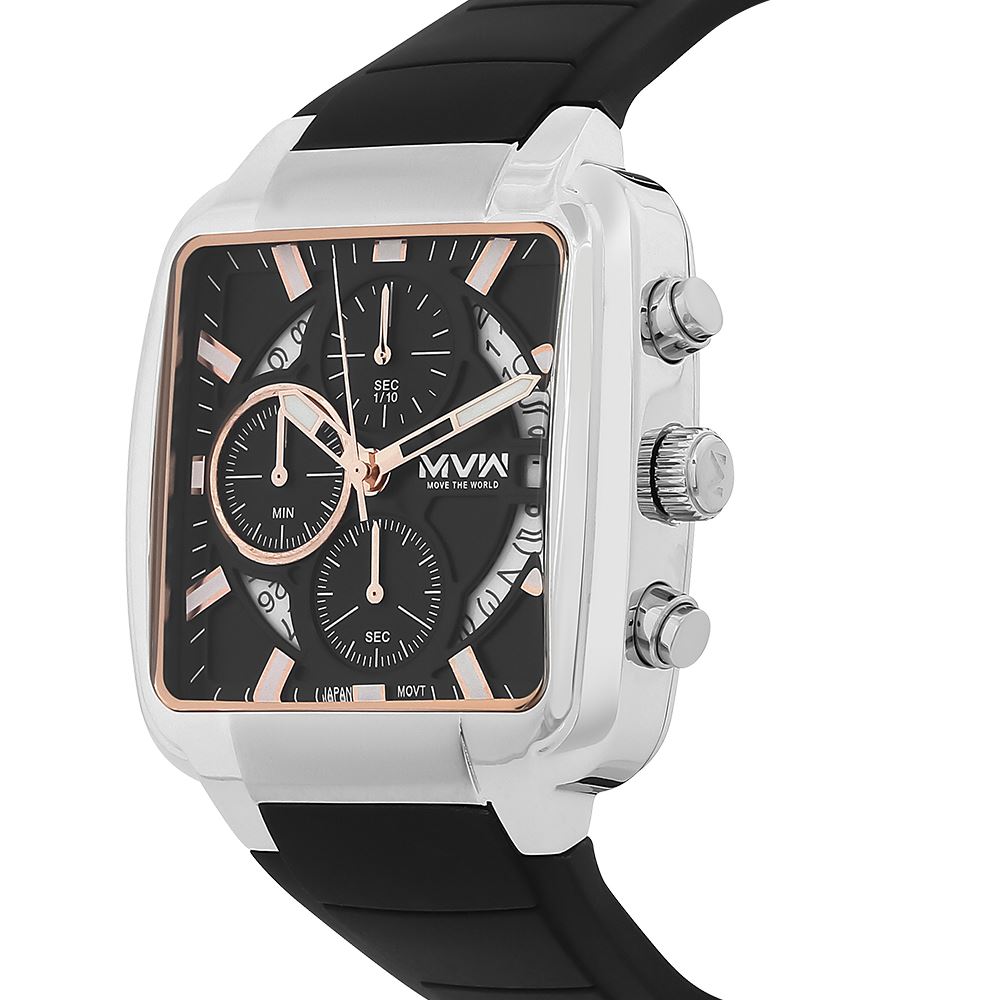 Đồng hồ MVW Sport 40 mm Nam MC001-02 Màu Đen