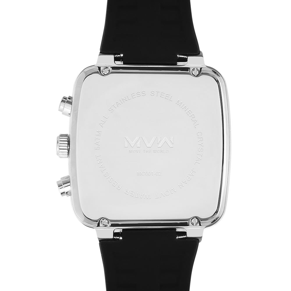 Đồng hồ MVW Sport 40 mm Nam MC001-02 Màu Đen