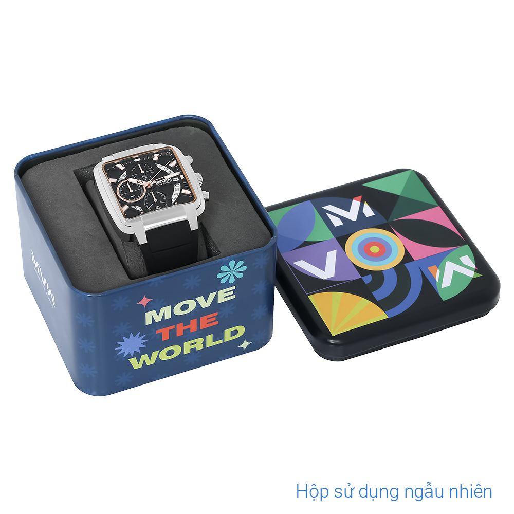 Đồng hồ MVW Sport 40 mm Nam MC001-02 Màu Đen