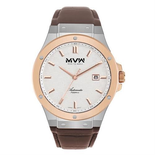 Đồng hồ MVW Star 43 mm Nam MLA095-01 Màu Nâu