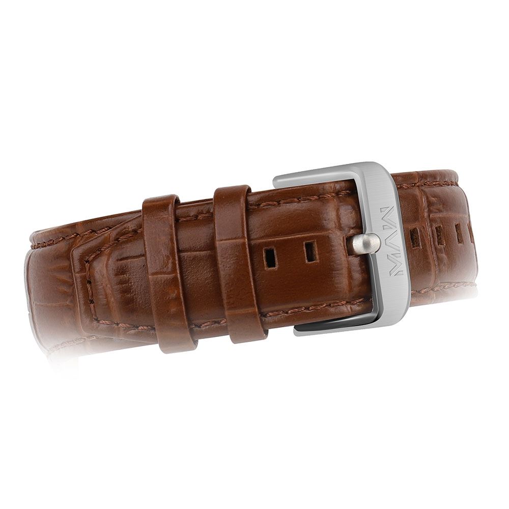 Đồng hồ MVW Star 43 mm Nam MLA095-01 Màu Nâu
