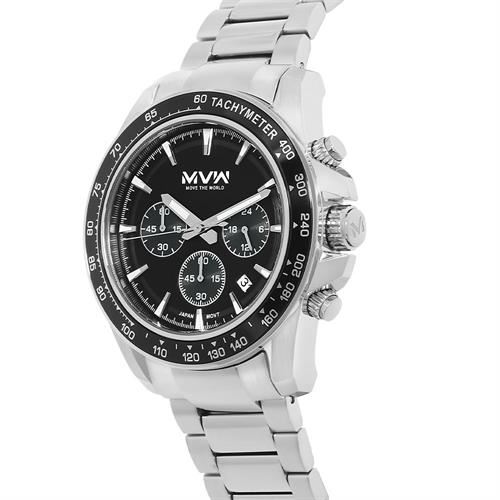 Đồng hồ MVW Sport 43 mm Nam MS110-01 Màu Bạc