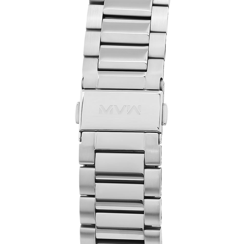 Đồng hồ MVW Sport 43 mm Nam MS110-01 Màu Bạc