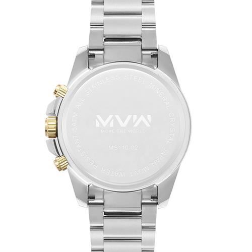 Đồng hồ MVW Sport 43 mm Nam MS110-02 Màu Bạc
