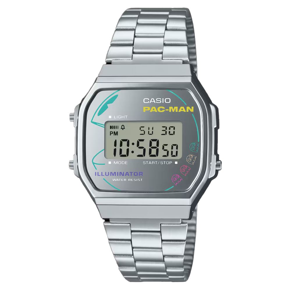 Đồng hồ Casio Vintage 36.3 mm Unisex A168WEPC-7ADR Màu Bạc