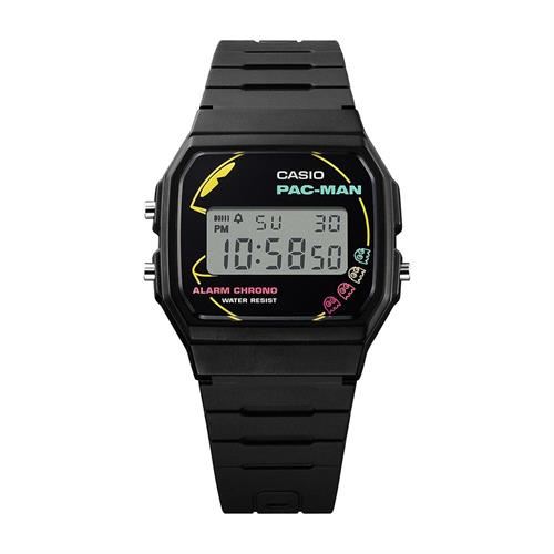 Đồng hồ Casio Pacman 35.2 mm Unisex F-91WPC-1ADR Màu Đen