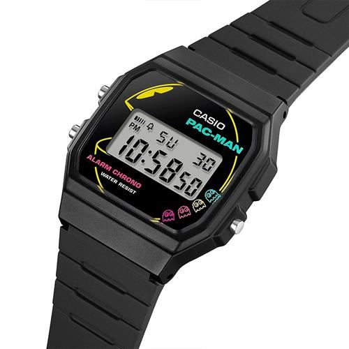 Đồng hồ Casio Pacman 35.2 mm Unisex F-91WPC-1ADR Màu Đen