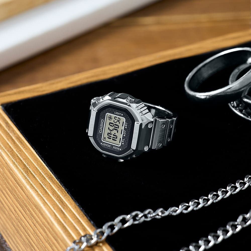 Đồng hồ Casio 19.5 mm Unisex CRW-001-1DR Màu Bạc