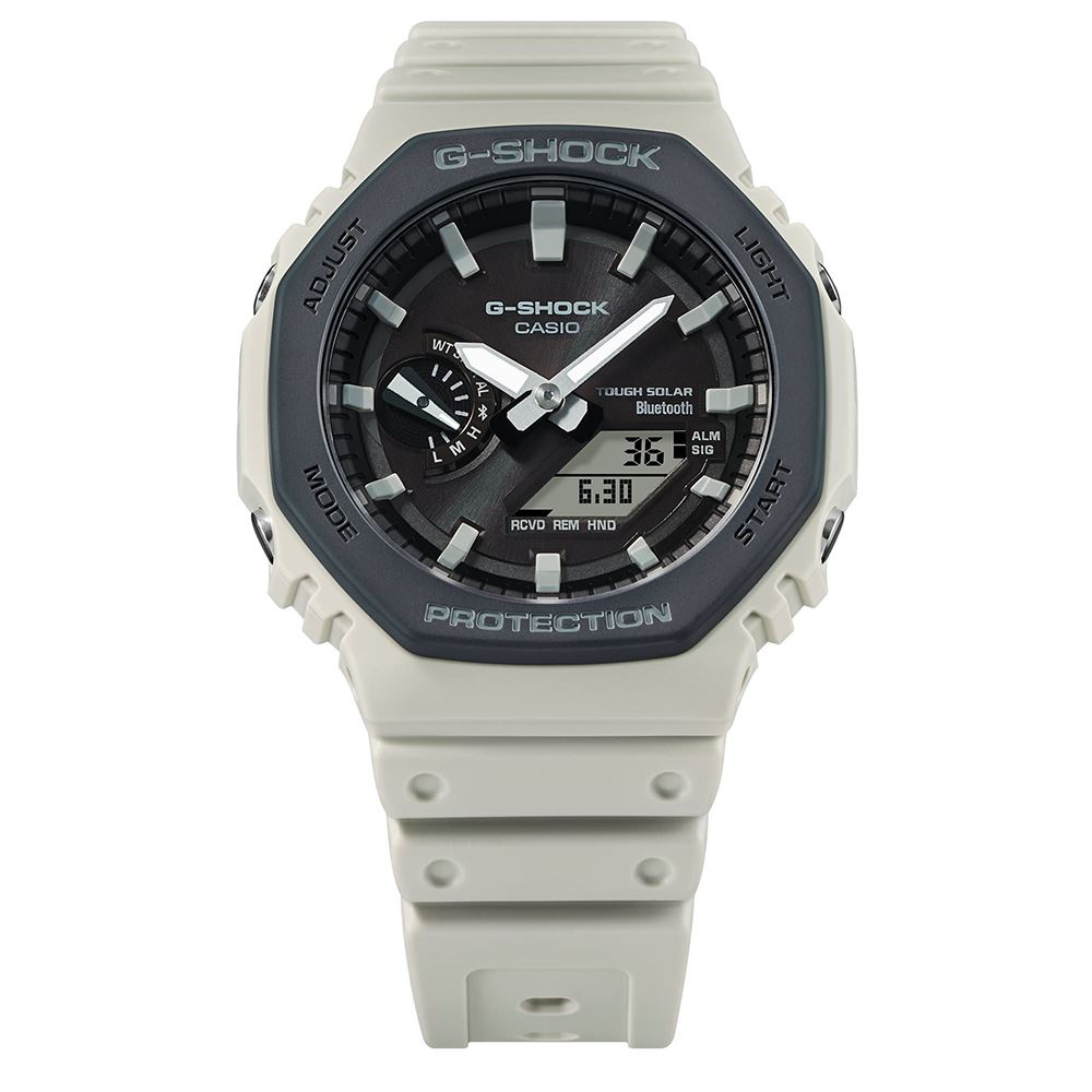 Đồng hồ G-Shock 2100 45.4 mm Nam GA-B2100LUU-5ADR Màu Trắng