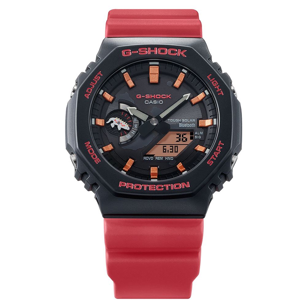 Đồng hồ G-Shock 2100 45.4 mm Nam GA-B2100CD-1A4DR Màu Đỏ