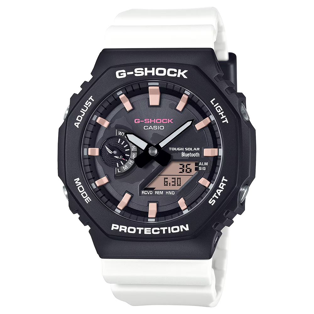 Đồng hồ G-Shock 2100 45.4 mm Nam GA-B2100CD-1A7DR Màu Trắng