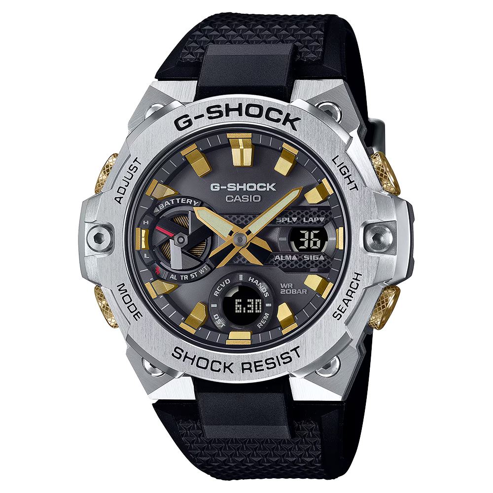 Đồng hồ G-Shock 49.6 mm Nam GST-B400CX-1ADR Màu Đen