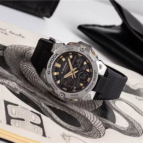 Đồng hồ G-Shock 49.6 mm Nam GST-B400CX-1ADR Màu Đen