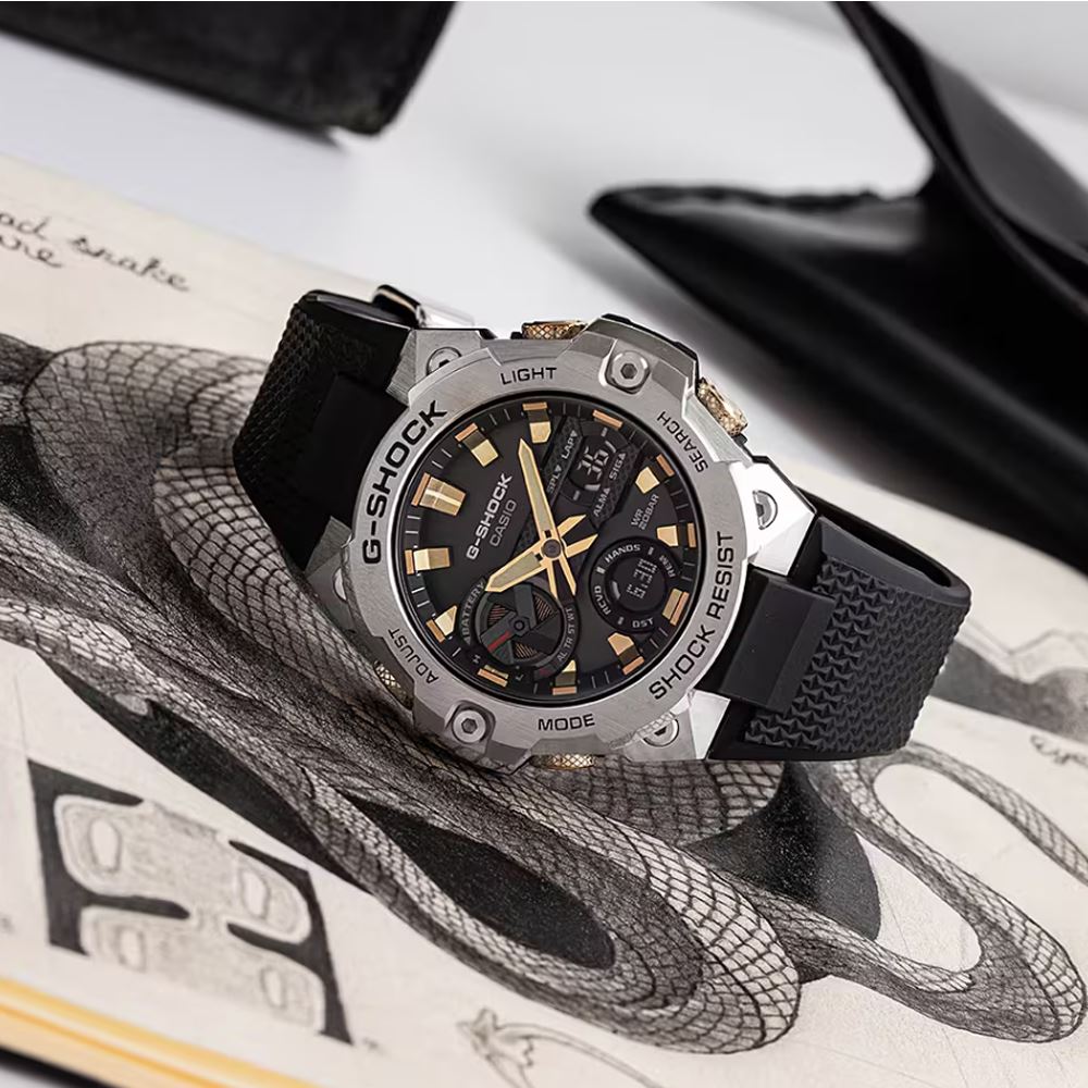 Đồng hồ G-Shock 49.6 mm Nam GST-B400CX-1ADR Màu Đen