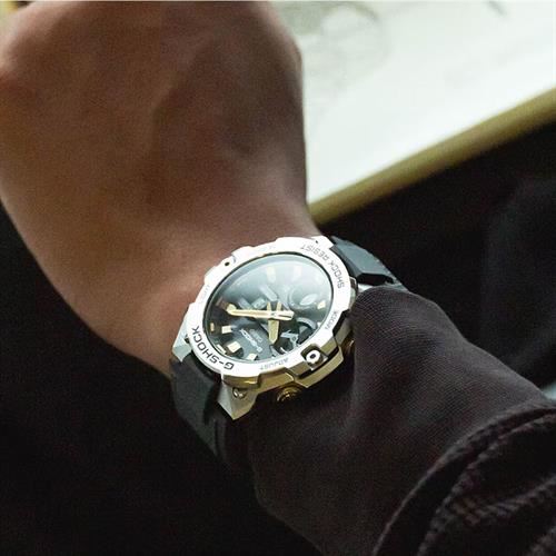 Đồng hồ G-Shock 49.6 mm Nam GST-B400CX-1ADR Màu Đen