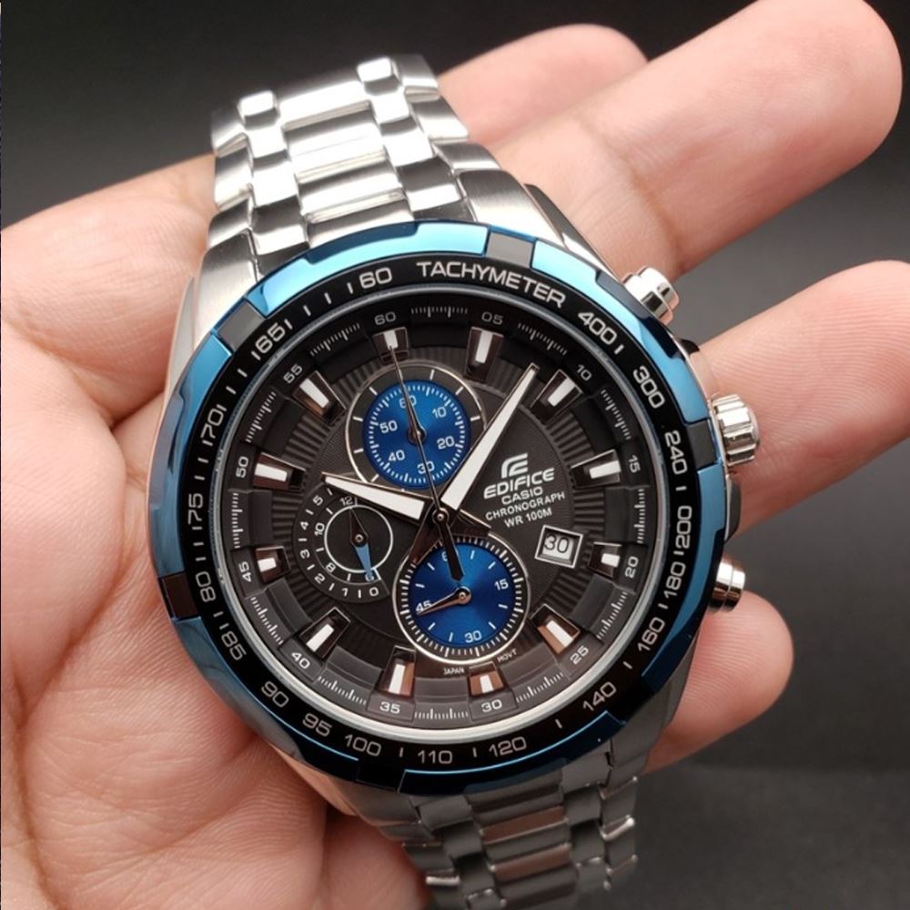 Đồng hồ Edifice Casio 48.5 mm Nam EF-539D-1A2VUDF Màu Bạc