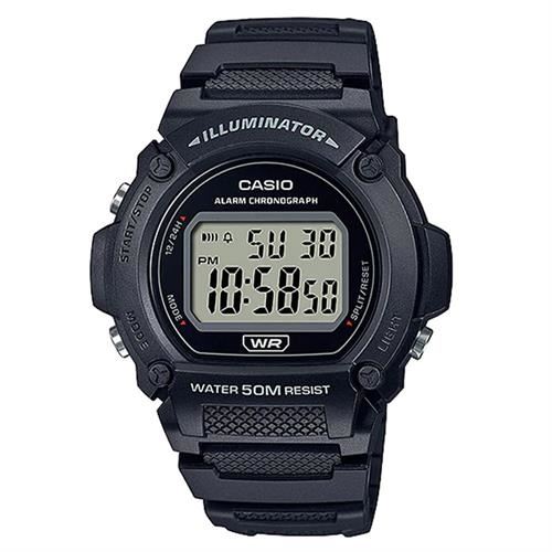 Đồng hồ Casio 47.1 mm Nam W-219H-1AVDF Màu Đen