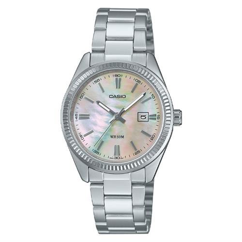 Đồng hồ Casio 30.2 mm Nữ LTP-1302DS-4AVDF Màu Bạc