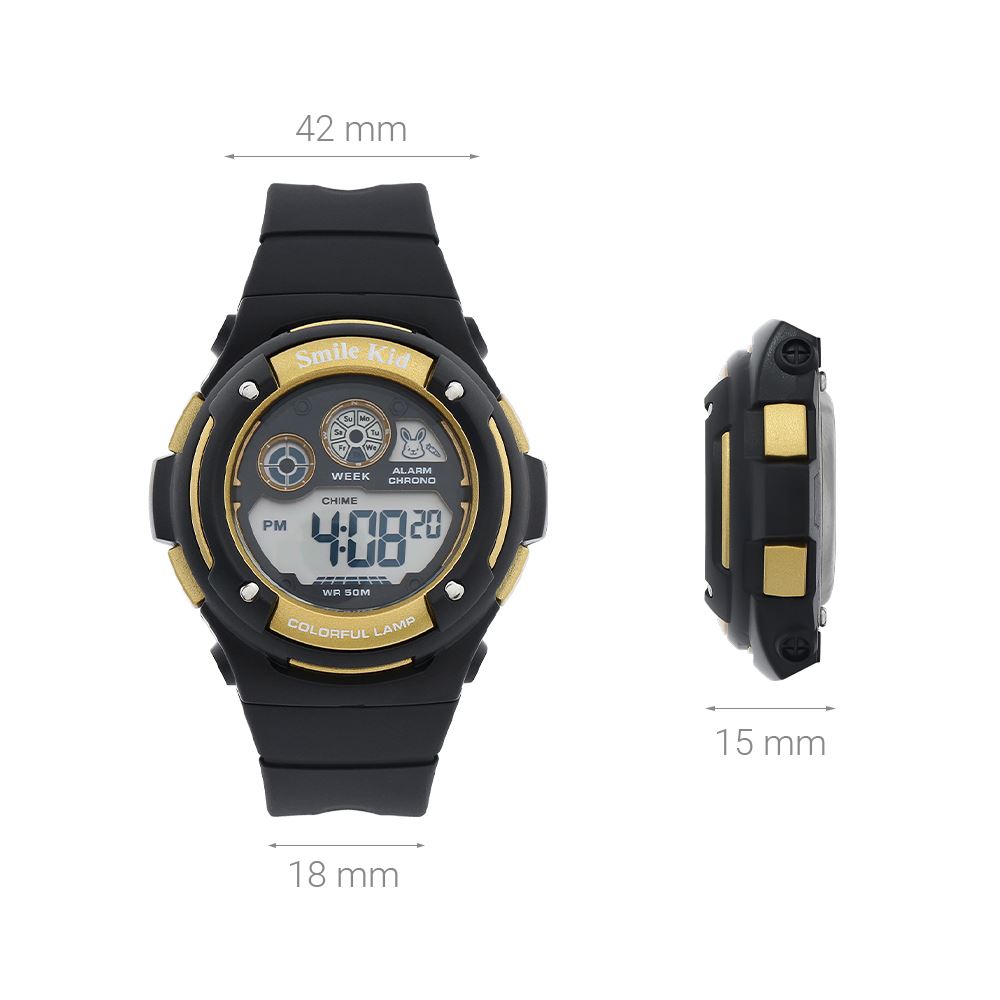 Đồng hồ Smile Kid 42 mm Trẻ em SL173-01 Màu Đen