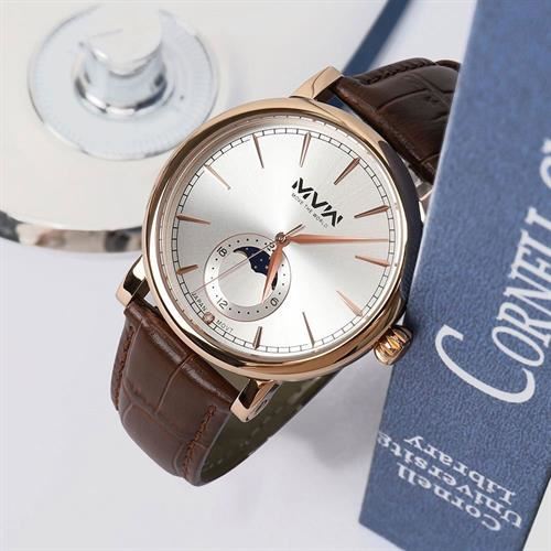 Đồng hồ MVW 42 mm Nam ML093-03 Màu Nâu