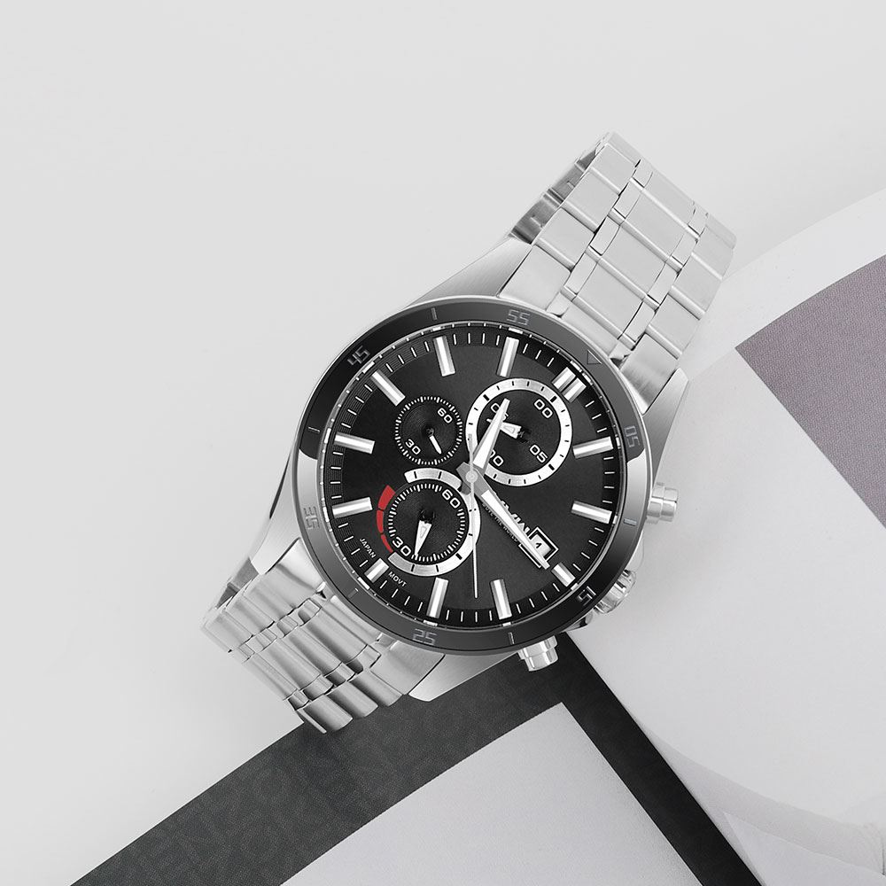 Đồng hồ MVW Sport 42 mm Nam MS104-01 Màu Bạc