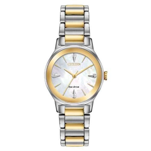 Đồng hồ Citizen 28 mm Nữ EM0734-56D Màu Màu kết hợp