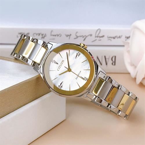 Đồng hồ Citizen 28 mm Nữ EM0734-56D Màu Màu kết hợp