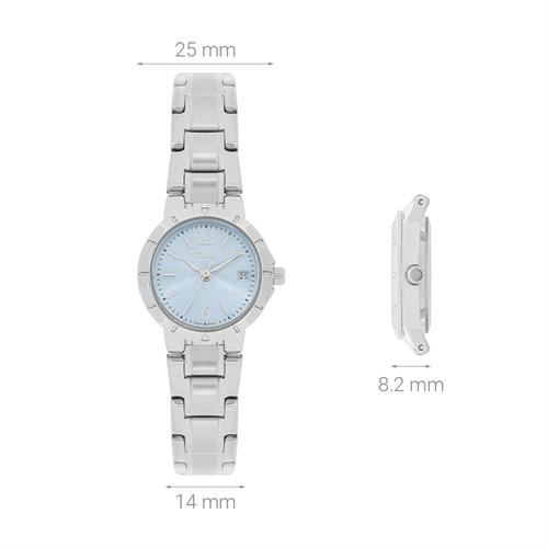 Đồng hồ Elio 25 mm Nữ ES195-01 Màu Bạc