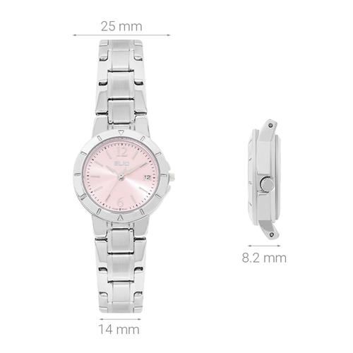 Đồng hồ Elio 25 mm Nữ ES195-02 Màu Bạc