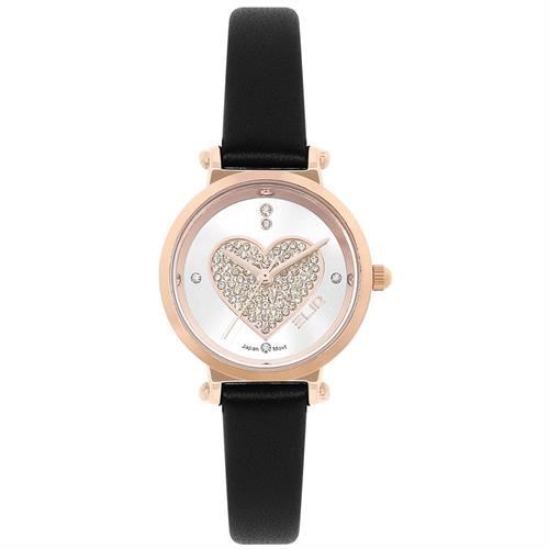 Đồng hồ Elio 26 mm Nữ EL163-01 Màu Đen