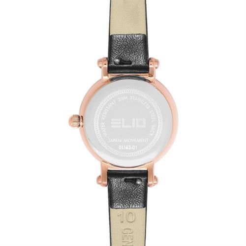 Đồng hồ Elio 26 mm Nữ EL163-01 Màu Đen