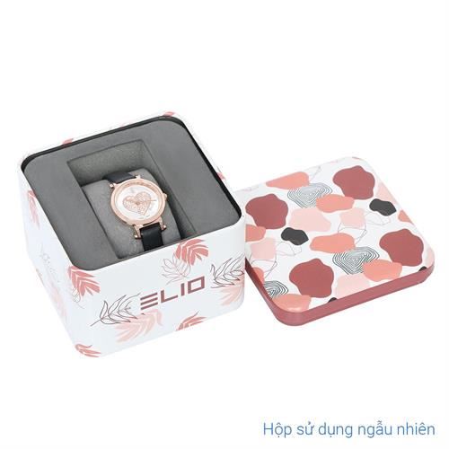 Đồng hồ Elio 26 mm Nữ EL163-01 Màu Đen