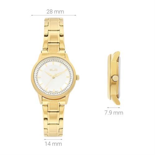 Đồng hồ Elio 28 mm Nữ ES196-01 Màu Vàng