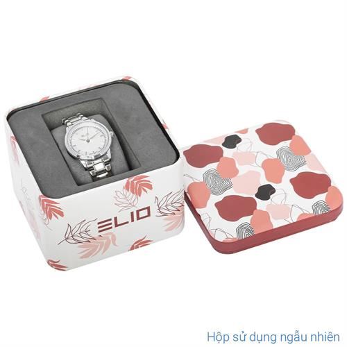 Đồng hồ Elio 28 mm Nữ ES196-02 Màu Bạc