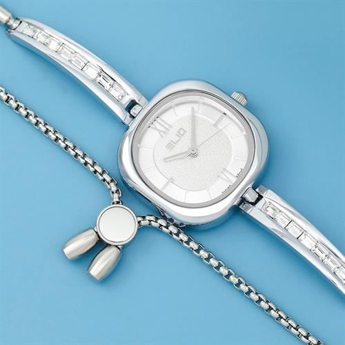 Đồng hồ Elio 26 mm Nữ ES197-01 Màu Bạc