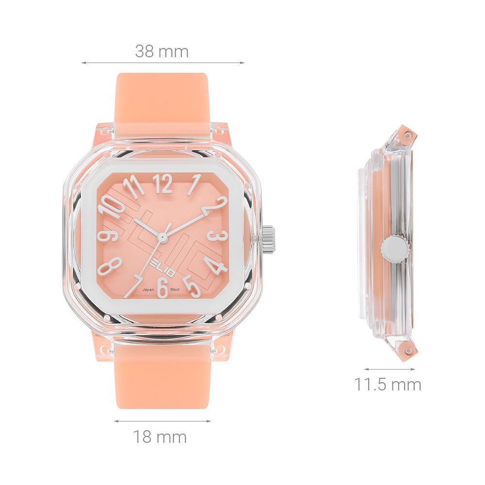 Đồng hồ Elio Color Pop 38 mm Nữ ESS11-05 Màu Cam