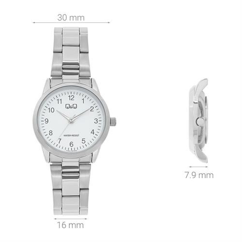 Đồng hồ Q&Q 30 mm Nữ C09A-003PY Màu Bạc