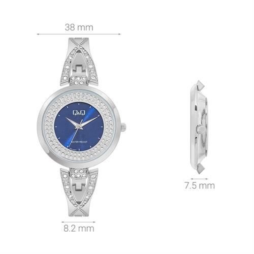 Đồng hồ Q&Q 38 mm Nữ F03A-003PY Màu Bạc