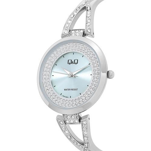 Đồng hồ Q&Q 38 mm Nữ F03A-005PY Màu Bạc