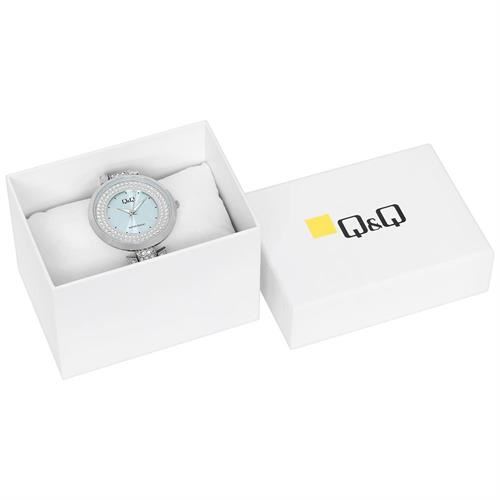 Đồng hồ Q&Q 38 mm Nữ F03A-005PY Màu Bạc