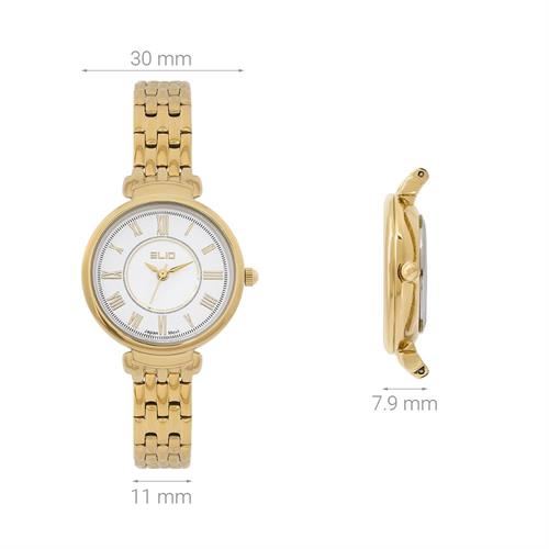 Đồng hồ Elio 30 mm Nữ ES188-02 Màu Vàng