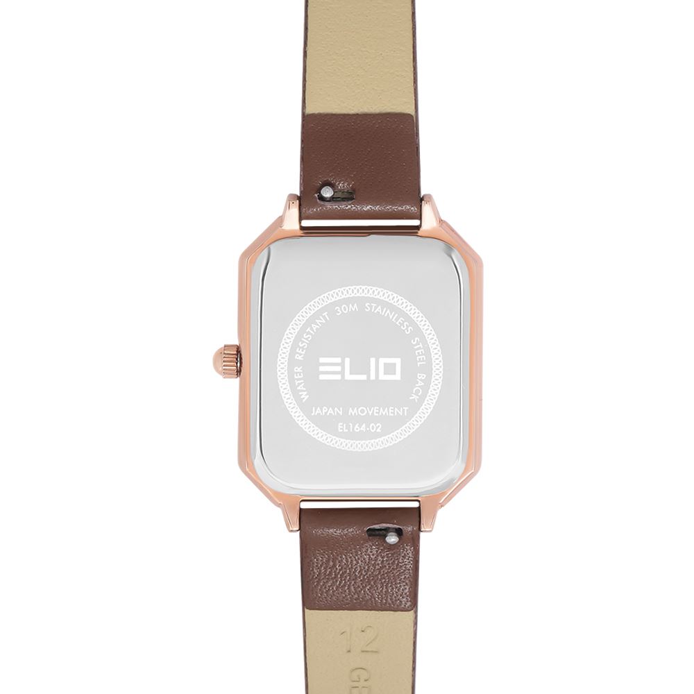 Đồng hồ Elio 25 mm Nữ EL164-02 Màu Nâu