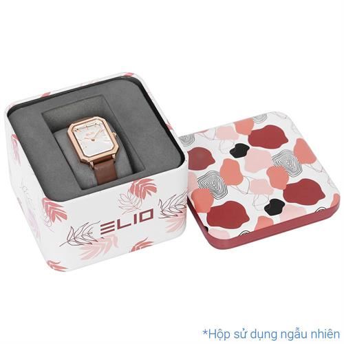 Đồng hồ Elio 25 mm Nữ EL164-02 Màu Nâu